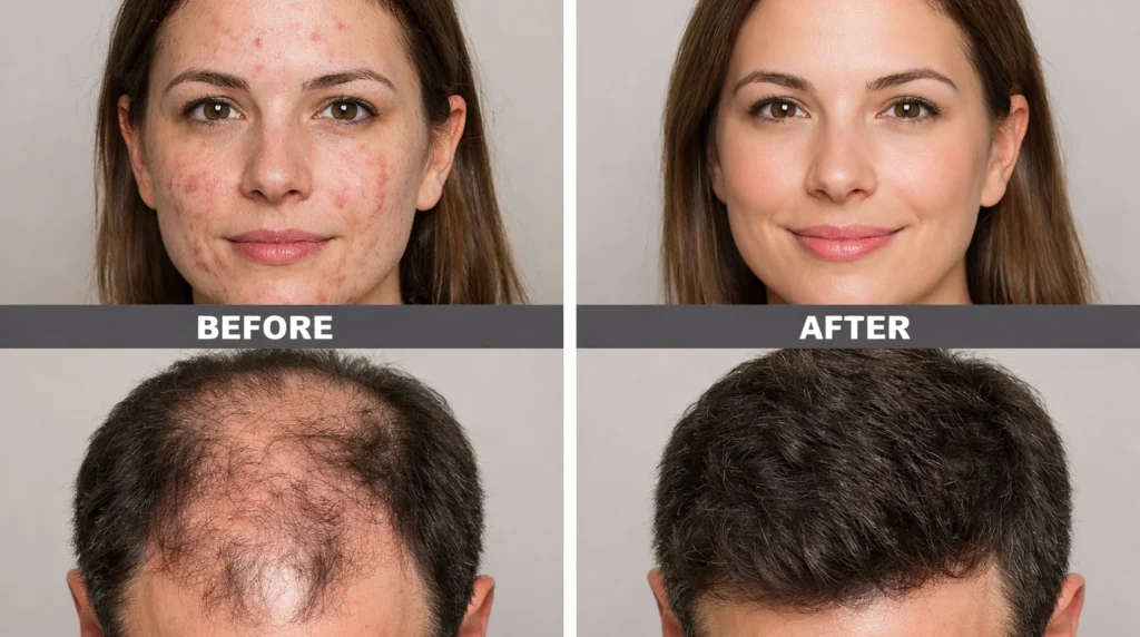 Best Dermatologist in Kishangarh | skin and hair treatment before after results