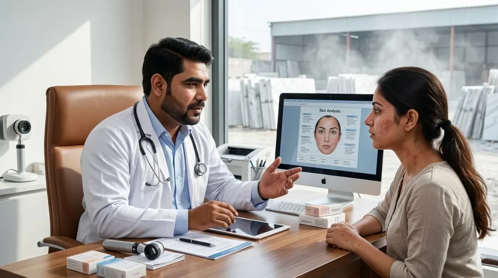 Seasonal Skin Problems in Kishangarh: Dust, Heat, Marble Dust, and When to See a Dermatologist